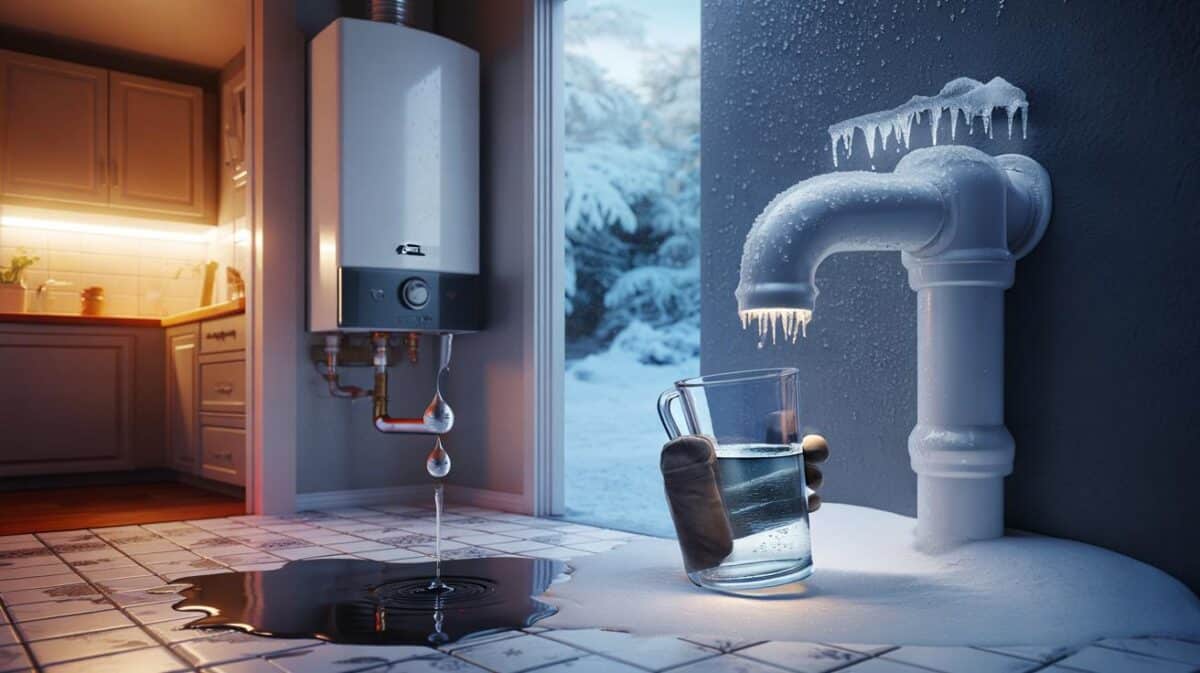 Caldaia che gocciola quando nevica: Potrebbe essere il tubo ghiacciato, non un guasto serio