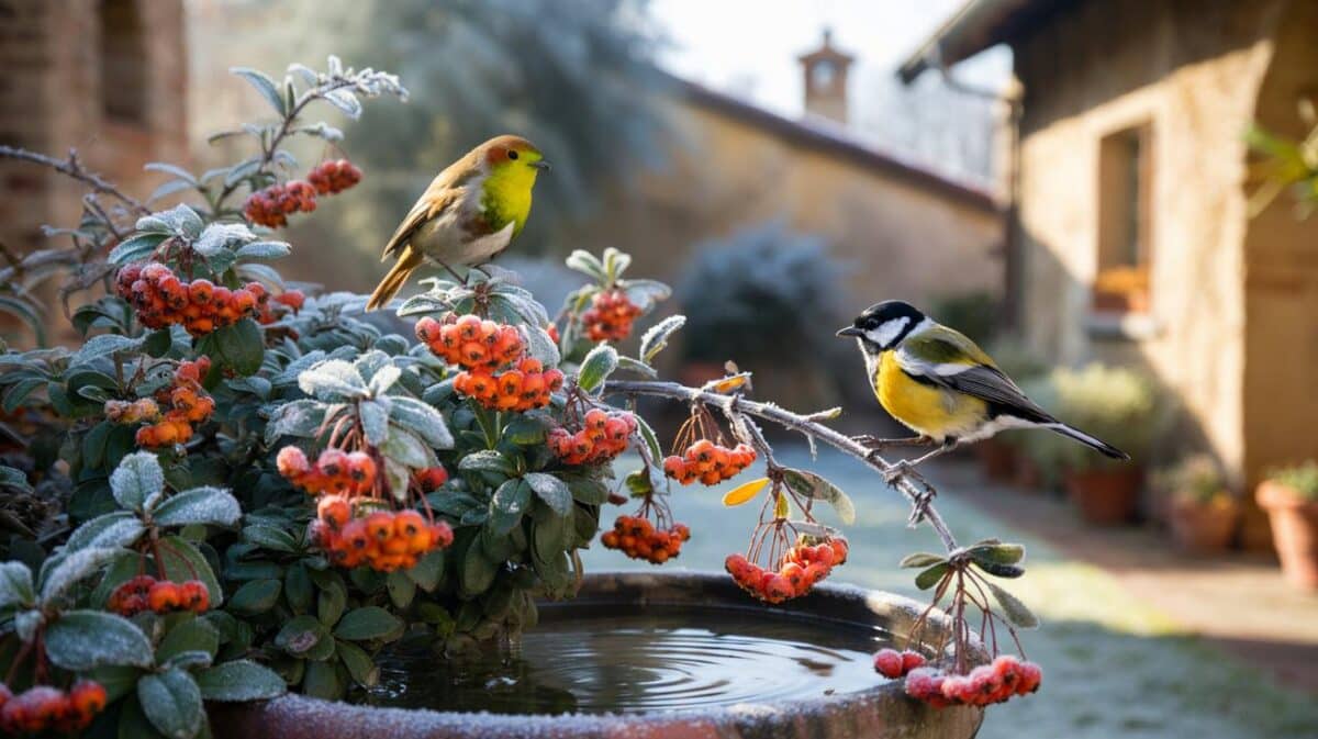 Cinciallegre e pettirossi: in inverno, questo arbusto dimenticato li attira come una calamita!