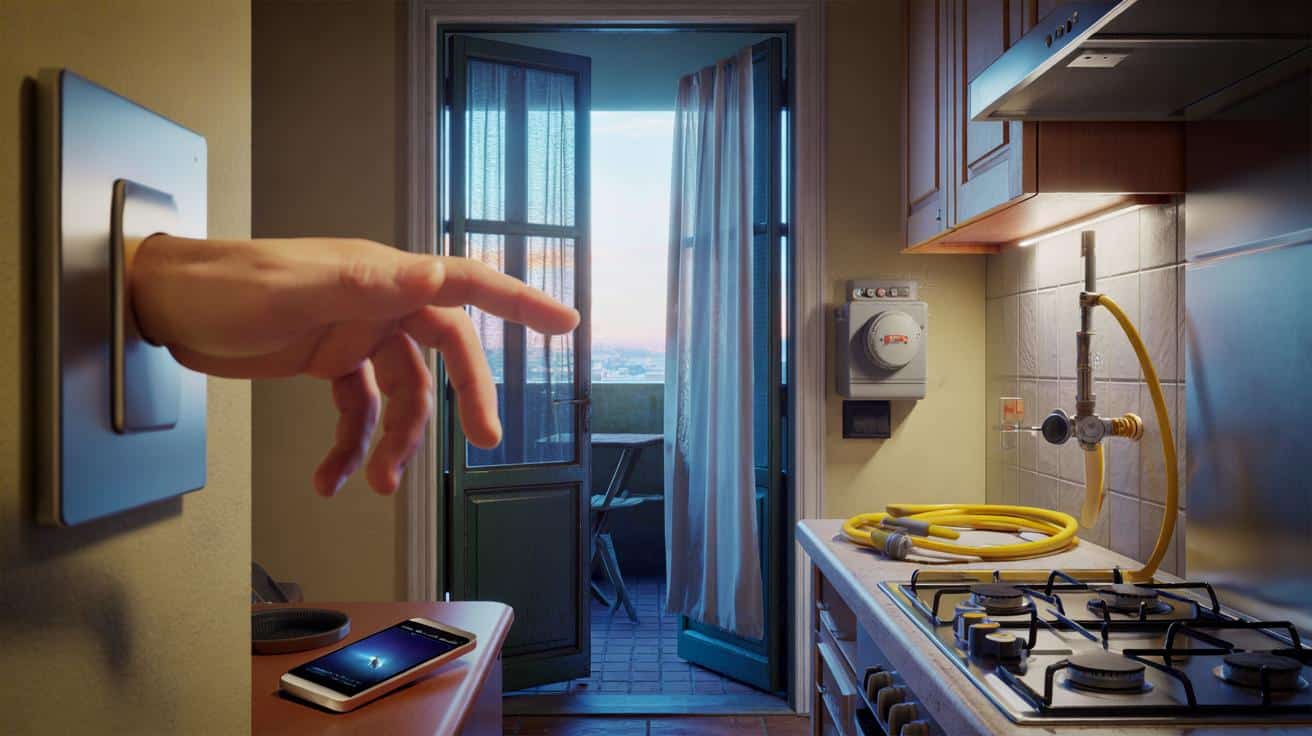 Contatore del gas: Se senti odore, non accendere la luce (nemmeno il telefono) e apri tutto