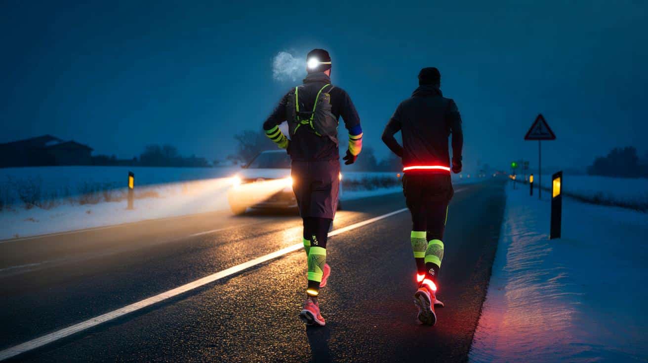 Correre al buio d'inverno: L'abbigliamento catarifrangente è obbligatorio fuori città? Cosa dice il codice