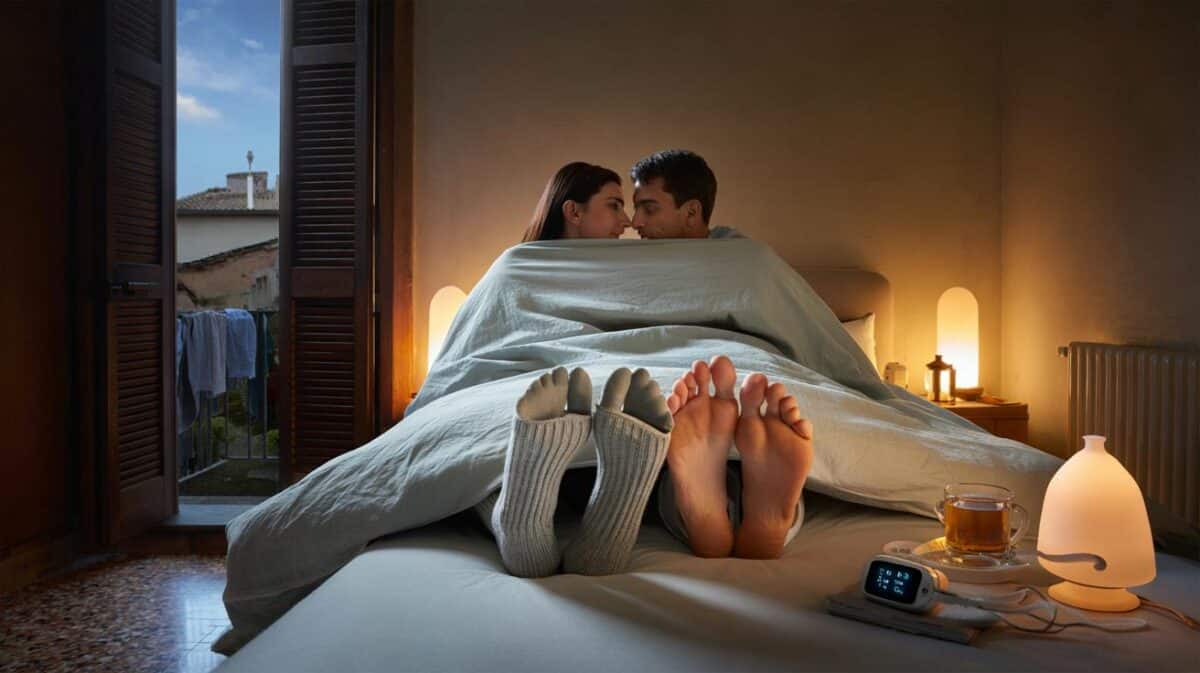 Dormire con i calzini: L'abitudine che divide gli italiani ha finalmente una risposta scientifica.