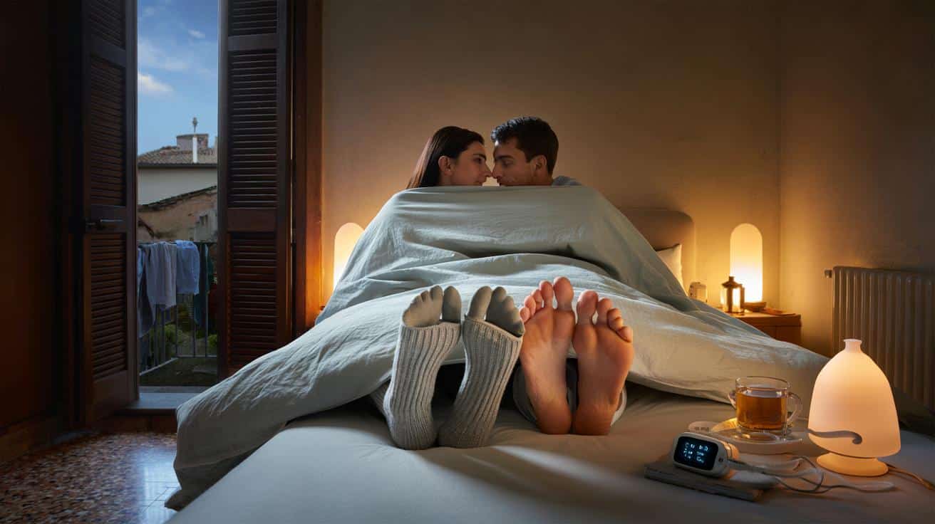 Dormire con i calzini: L'abitudine che divide gli italiani ha finalmente una risposta scientifica.