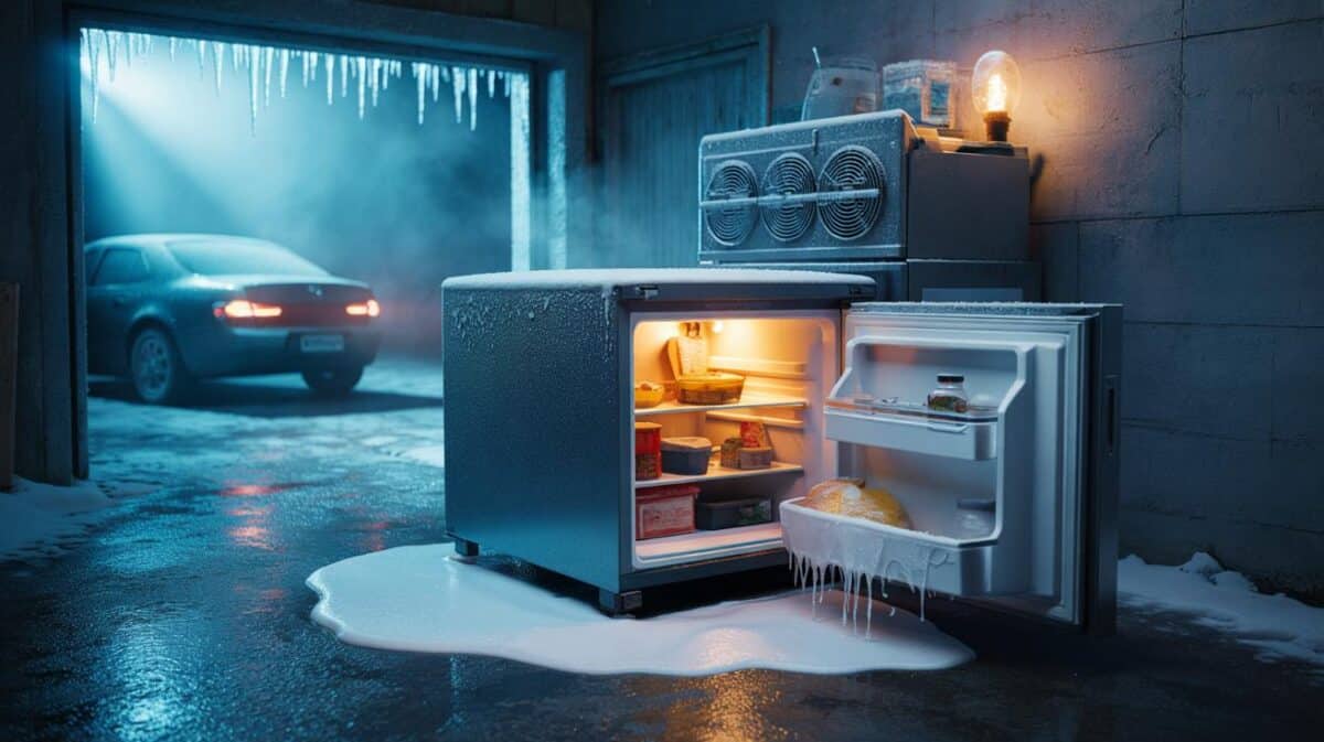 Frigorifero in garage d'inverno: Se fa troppo freddo fuori, il frigo smette di raffreddare dentro (paradosso)
