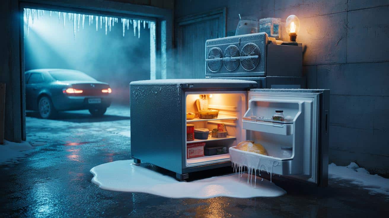 Frigorifero in garage d'inverno: Se fa troppo freddo fuori, il frigo smette di raffreddare dentro (paradosso)