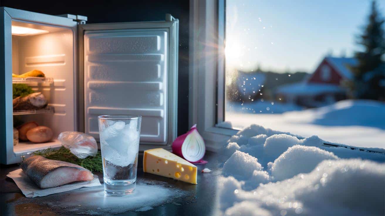 Ghiaccio nel freezer e neve fuori: Perché uno puzza e l'altra no