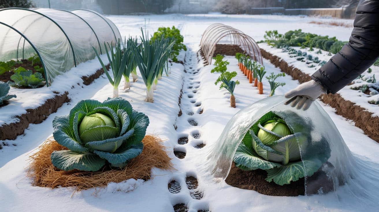 Orto d'inverno: La neve protegge o distrugge le coltivazioni?