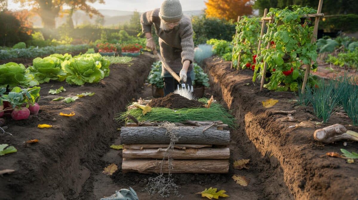 Orto: interrare del legno morto questo autunno raddoppierà i vostri raccolti in primavera.