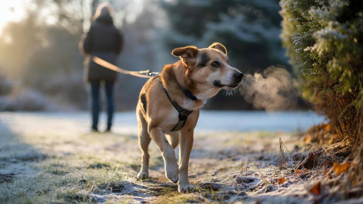 Perché i cani annusano l'aria diversamente d'inverno?