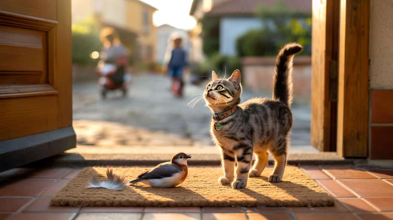 Perché tanti gatti riportano uccelli a casa?