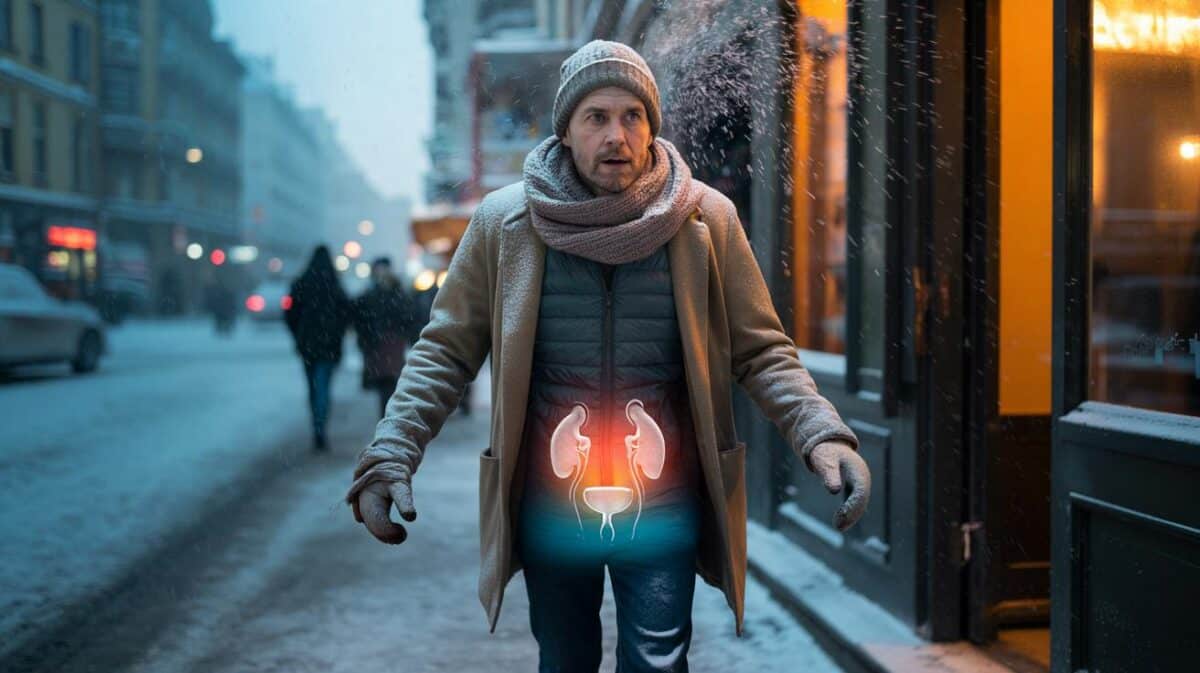 Perché ti scappa la pipì appena esci al freddo? La "diuresi da freddo" spiegata