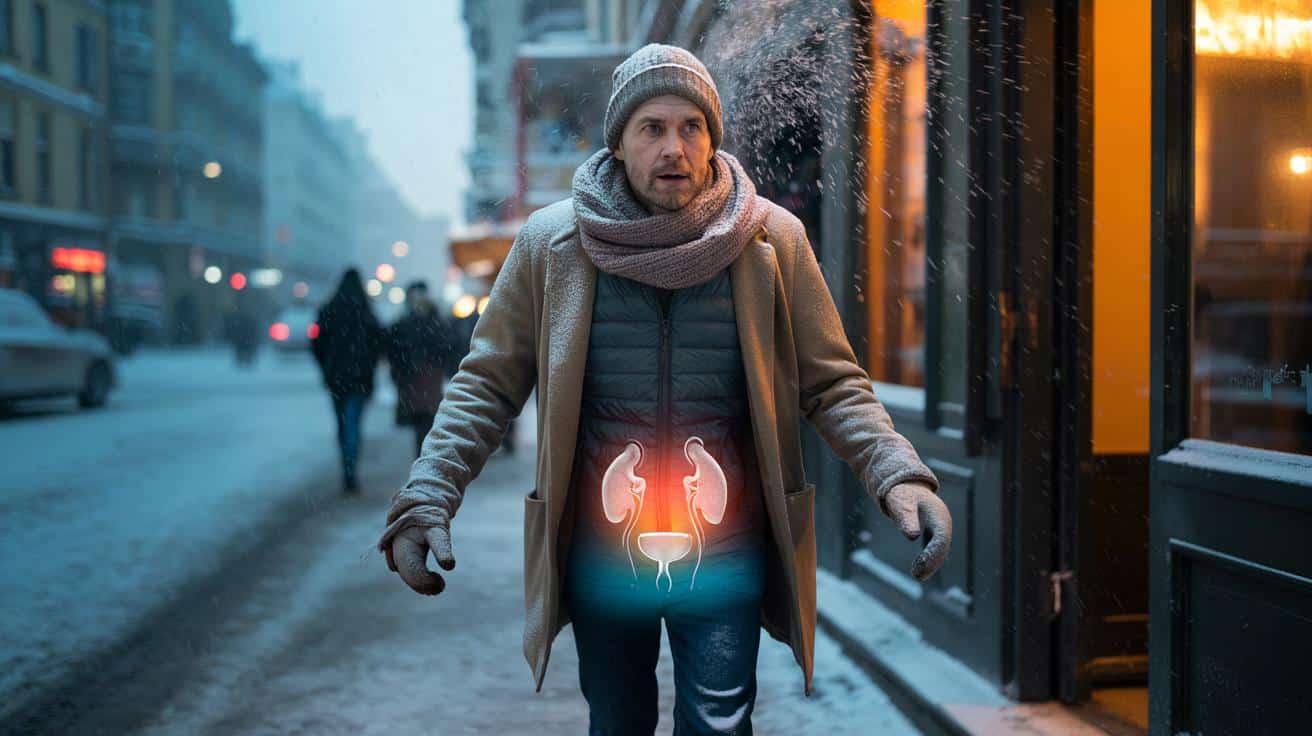 Perché ti scappa la pipì appena esci al freddo? La "diuresi da freddo" spiegata