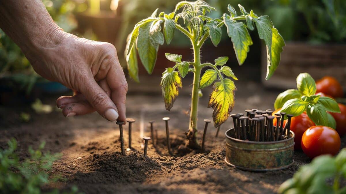 Piantar chiodi nell’orto: il segreto della nonna.