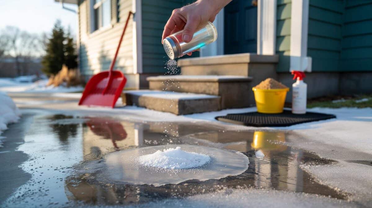 Sale antigelo per vialetti: Quello da cucina rovina il cemento