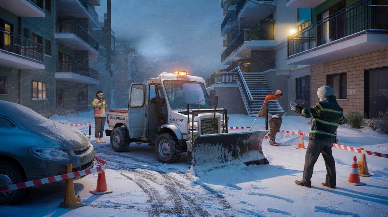 Spazzaneve condominiale rotto: Chi paga i danni durante la bufera