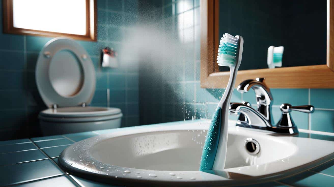 Spazzolino da denti vicino al WC: Perché devi spostarlo subito (soprattutto se tiri l'acqua)