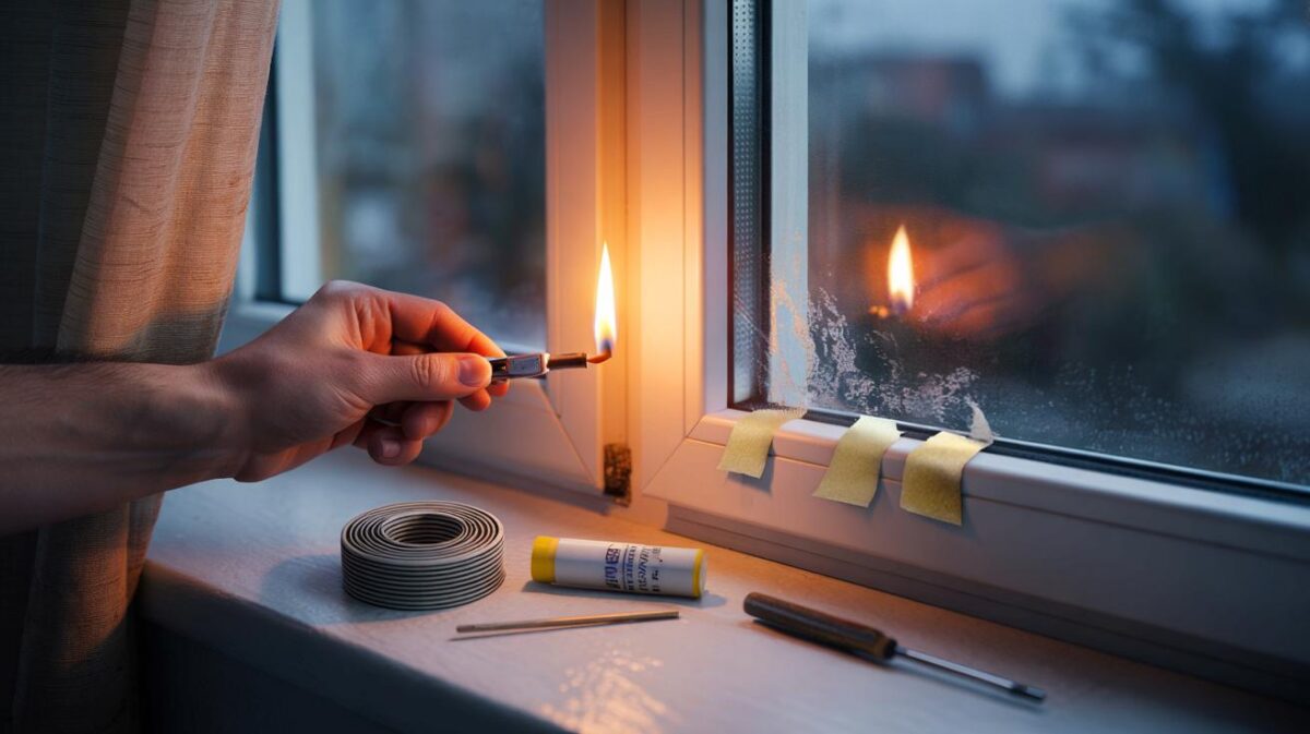 Spifferi dalle finestre: Il test dell'accendino ti svelerà dove stai perdendo soldi