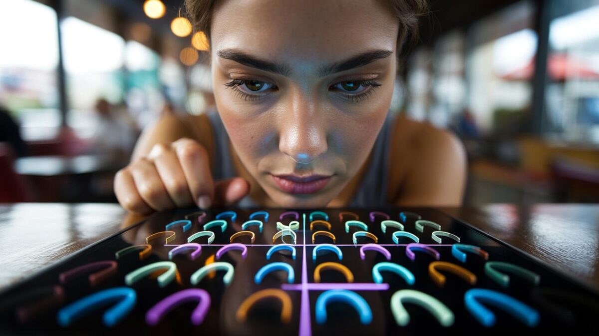 Test del QI con illusione ottica: trovare la lettera “G” tra le “C”