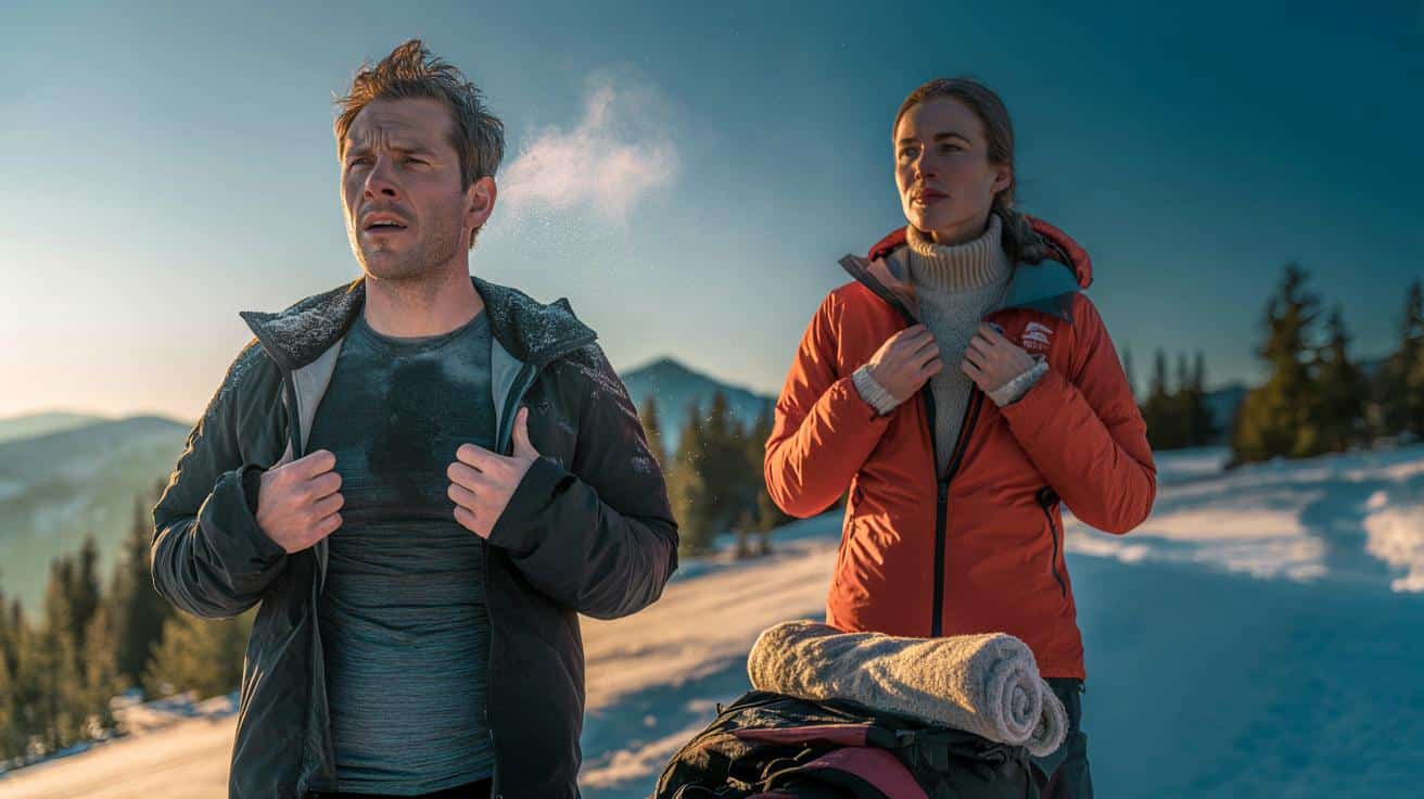 Vestirsi a cipolla sulla neve: L'errore del cotone che ti fa gelare