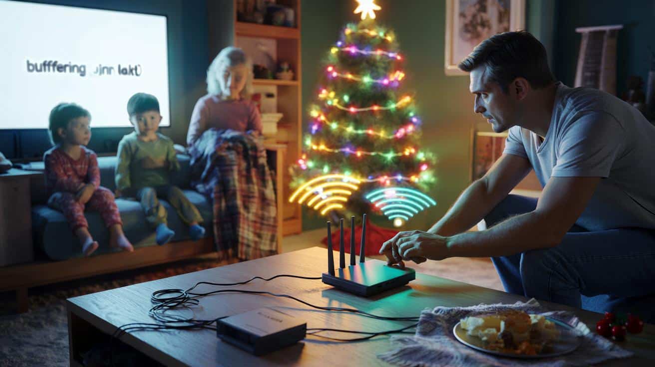 Wi-Fi lento a Natale? La colpa potrebbe essere delle luci dell'albero