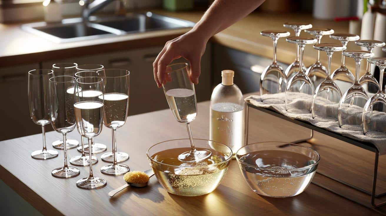 Bicchieri della festa opachi? Il risciacquo segreto che li fa brillare
