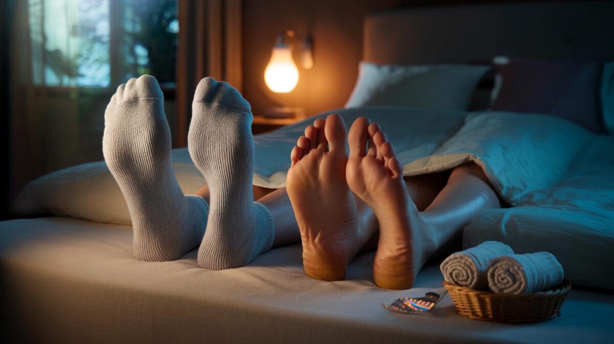 Dormire con i calzini: fa bene o male alla circolazione? La risposta medica