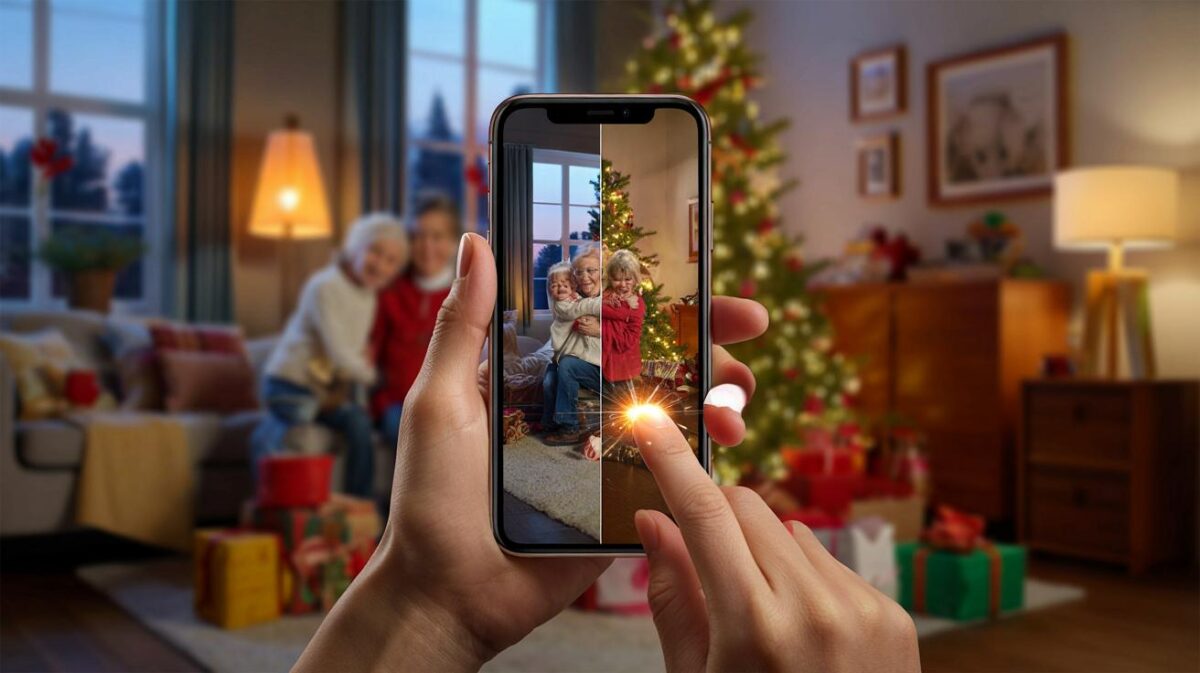 Foto di Natale venute male? Il trucco dell'iPhone per salvarle in un tocco
