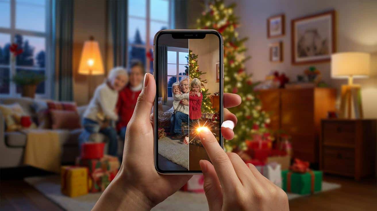 Foto di Natale venute male? Il trucco dell'iPhone per salvarle in un tocco