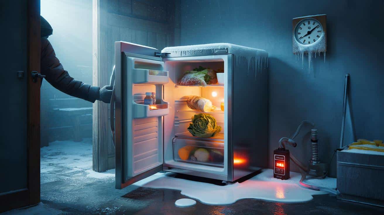 Frigo in garage d'inverno? Toglilo subito o succederà l'impensabile
