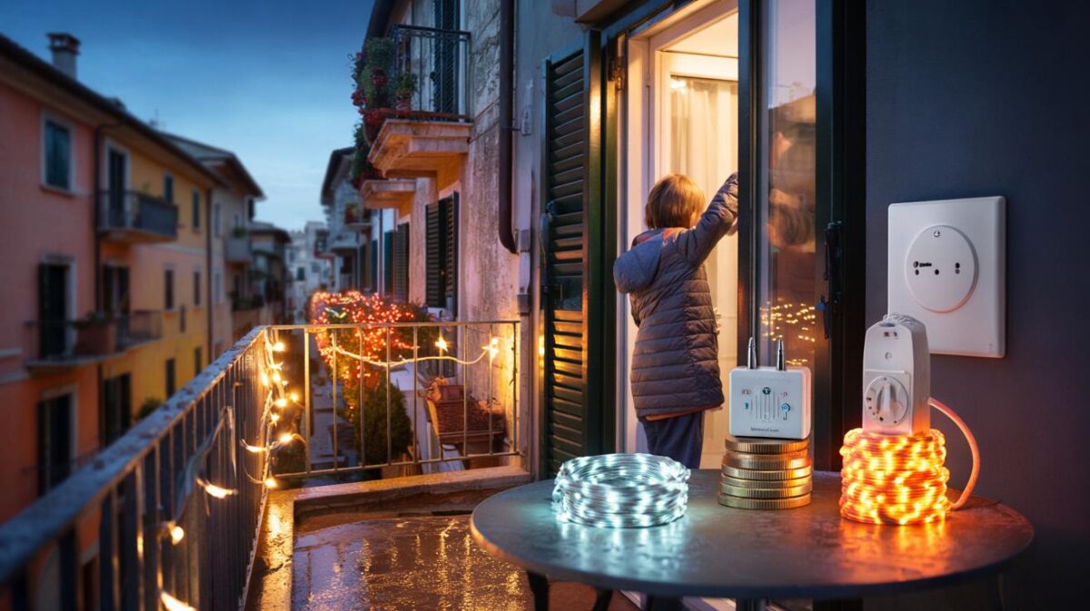 Luci di Natale sul balcone: quanto costano in bolletta se le tieni accese un mese?