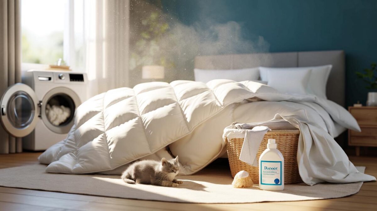 Piumone nel letto: ogni quanto va lavato davvero? La risposta degli igienisti