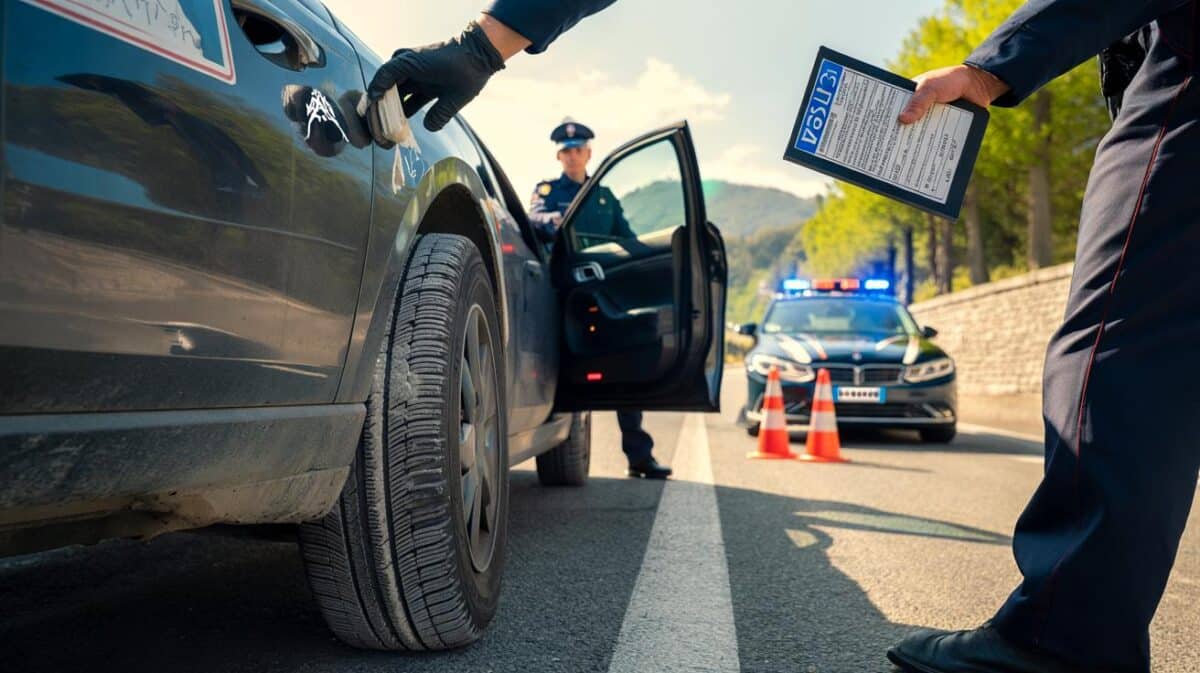Posto di blocco: se hai queste gomme invernali la multa è automatica (anche se nuove)