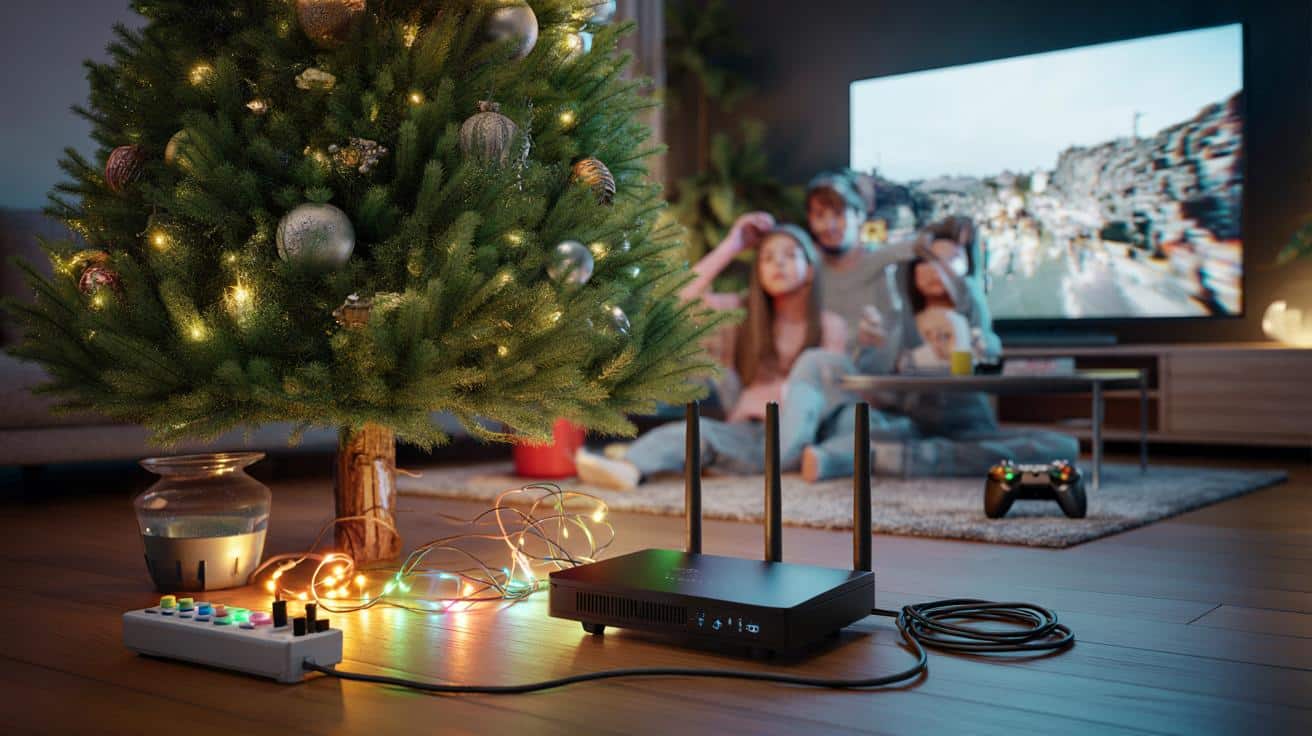 Router Wi-Fi: non metterlo mai dietro l'albero di Natale (ecco perché)