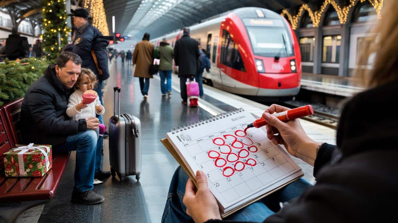 Sciopero trasporti sotto Natale: le date cerchiate in rosso sul calendario