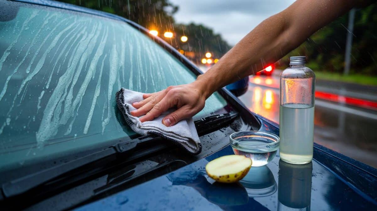 Tergicristalli che lasciano righe? Passaci sopra questo ingrediente da cucina